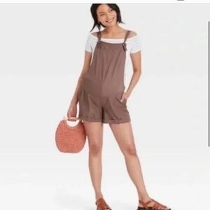 Isabel Maternity by Ingrid & Isabel Brown Overalls